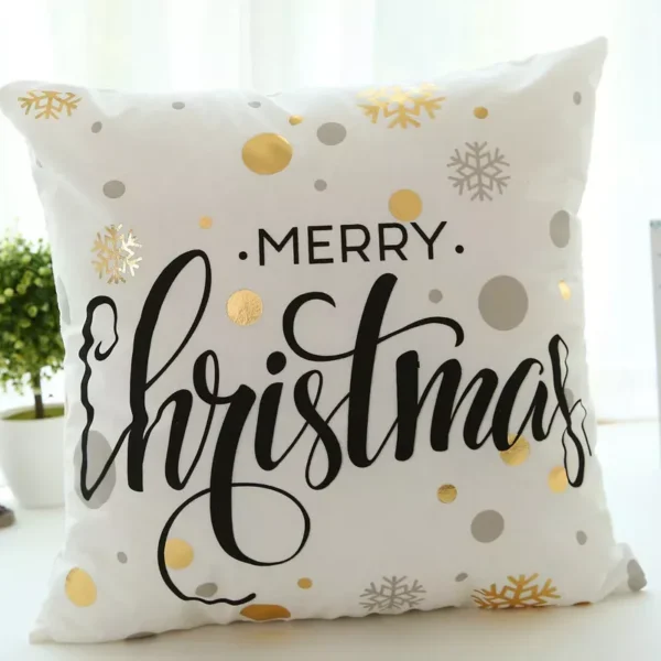 Golden Bohemian Printed Pillow Cover - Image 5