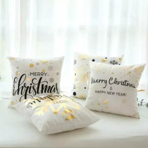 Golden Bohemian Printed Pillow Cover