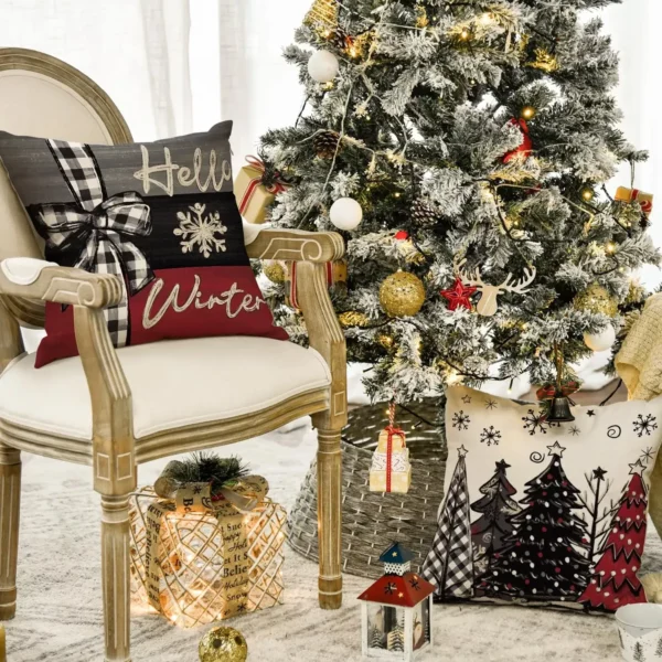 Merry Christmas Joy Pillow Covers - Image 3