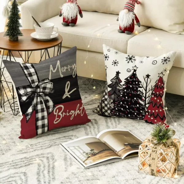 Merry Christmas Joy Pillow Covers - Image 4