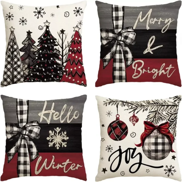Merry Christmas Joy Pillow Covers - Image 5