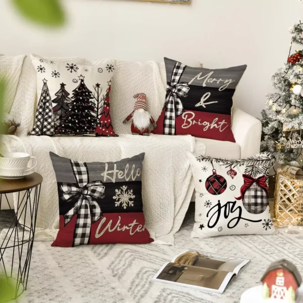 Merry Christmas Joy Pillow Covers - Image 2