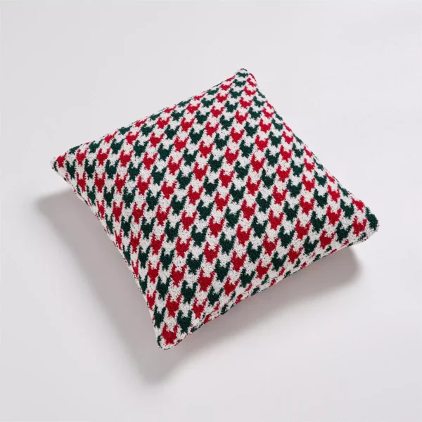 Houndstooth Plaid Pillow Cover - Image 9