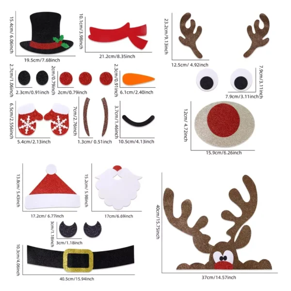 Christmas Window and Door Stickers - Image 6