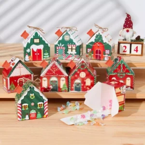 Christmas Gift Box Banner Pendant