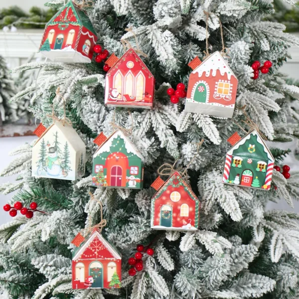 Christmas Gift Box Banner Pendant - Image 4