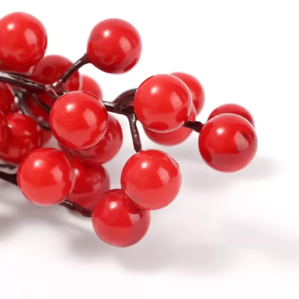 Artificial Red Berries Branches - Image 4