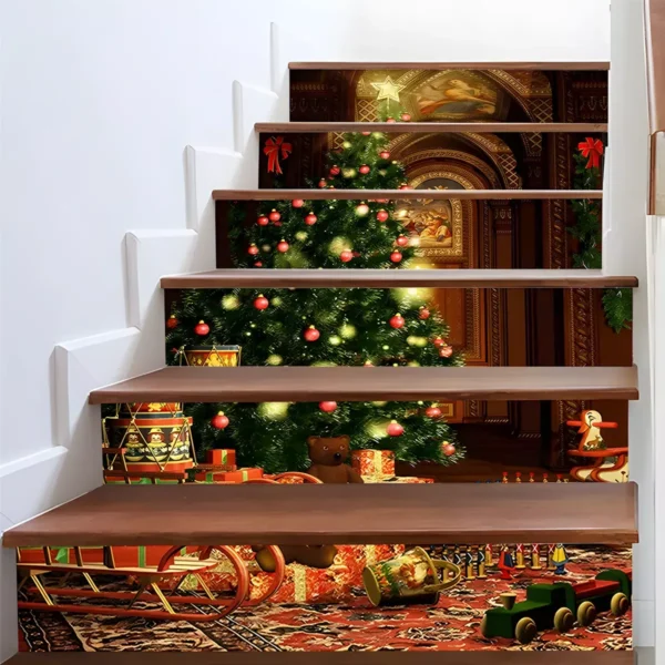 Christmas Staircase Wall Sticker - Image 5