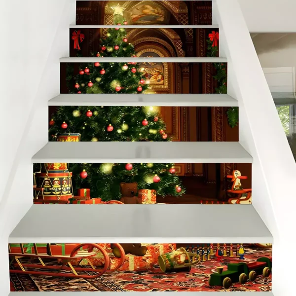 Christmas Staircase Wall Sticker - Image 6