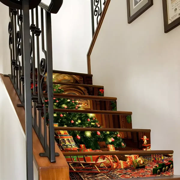 Christmas Staircase Wall Sticker - Image 3
