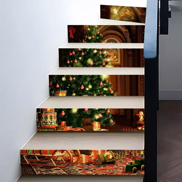 Christmas Staircase Wall Sticker - Image 7
