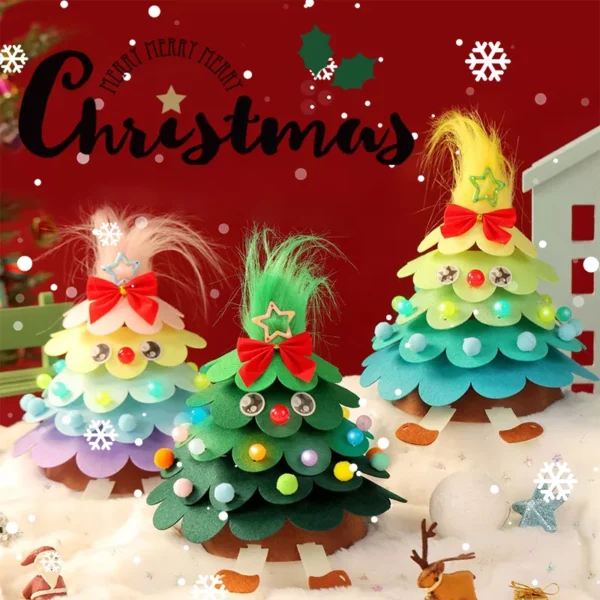 Handmade DIY Felt Christmas Tree Ornament Kit - Image 2