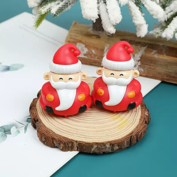 Christmas Party Santa Claus & Snowman Ornament - Image 3