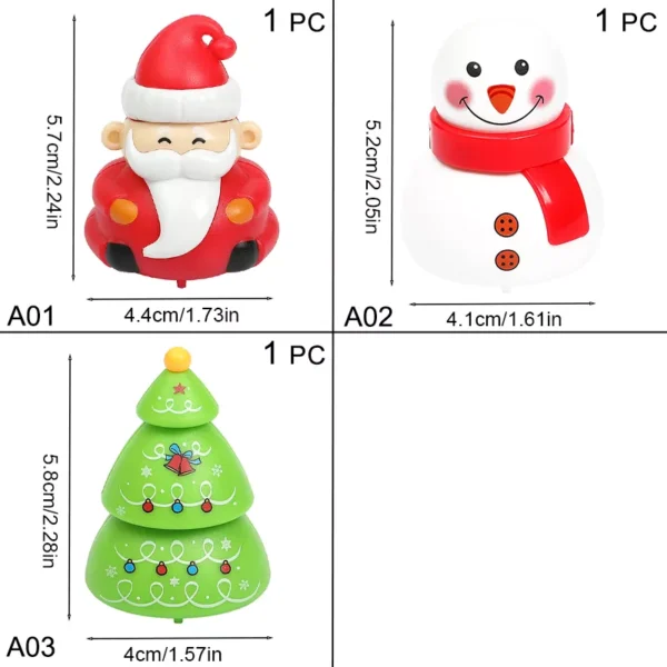Christmas Party Santa Claus & Snowman Ornament - Image 7