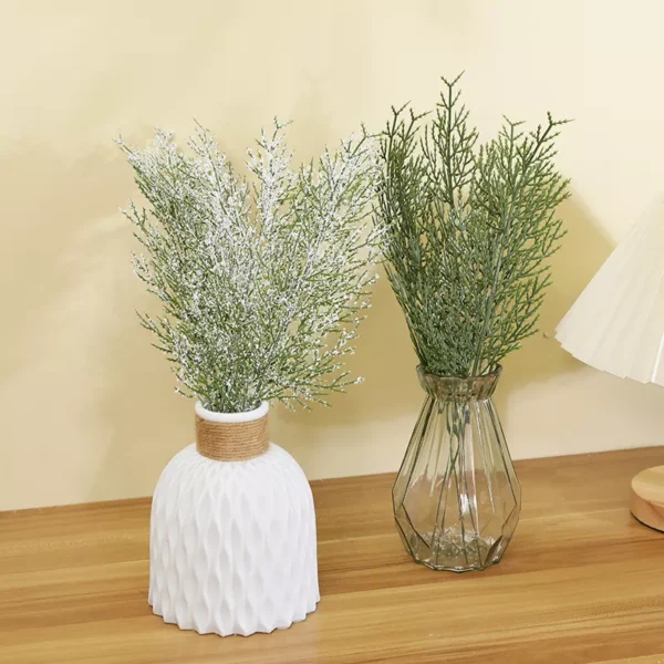 10pc Artificial Snowy Pine Branches – Christmas & Holiday Décor - Image 3