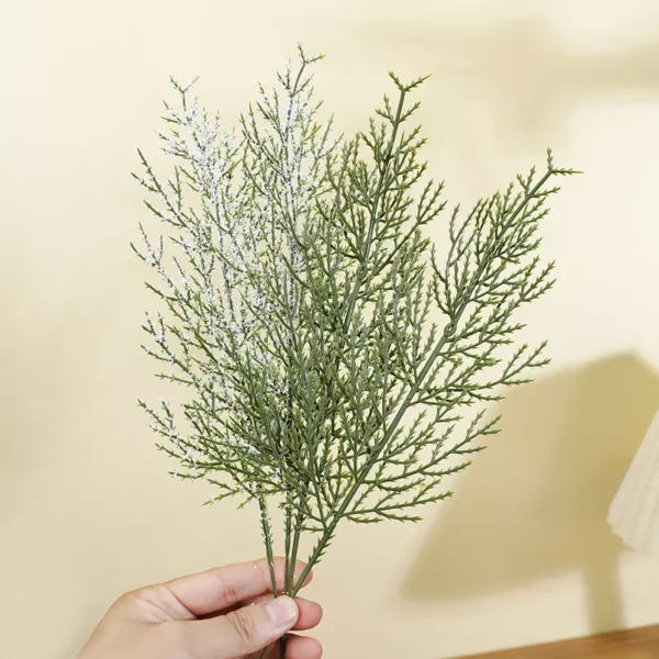 10pc Artificial Snowy Pine Branches – Christmas & Holiday Décor - Image 5