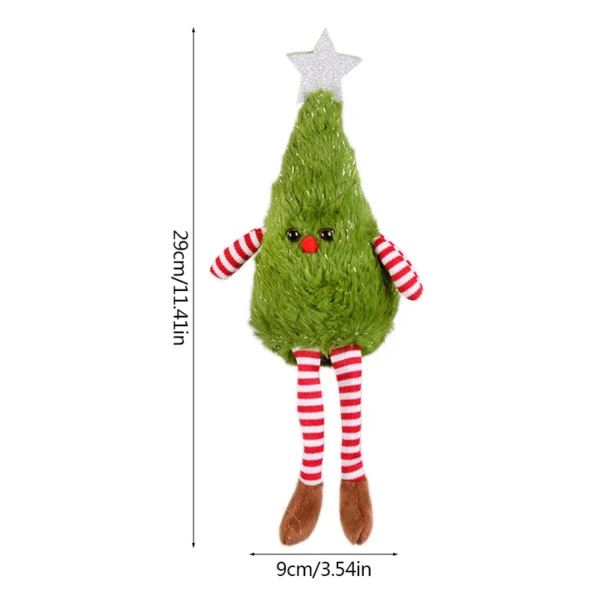 29cm Christmas Gnome Plush Hanging Leg Doll - Image 7