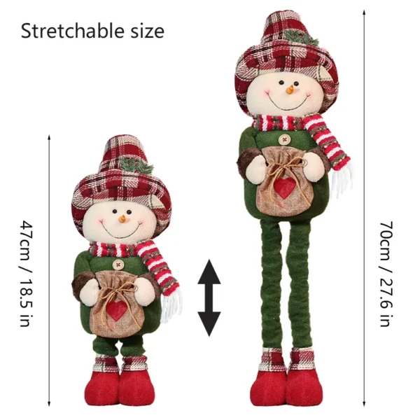 Expandable Christmas Doll Plush Ornament - Image 6