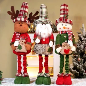 Expandable Christmas Doll Plush Ornament