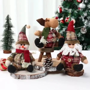 Christmas Doll Ornaments for Home Party Decoration