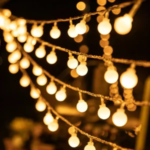 Christmas Fairy Garland LED Ball String Lights for Home Xmas Decorations