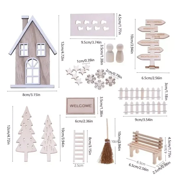 Miniature Christmas Doll House Decorations - Image 5