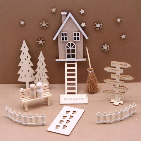 Miniature Christmas Doll House Decorations - Image 2