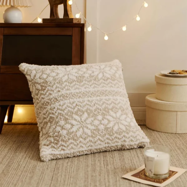 Festive Christmas Jacquard Cushion Cover - Image 5