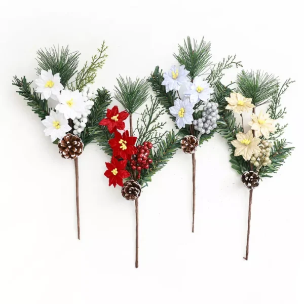 Fake Christmas Flower Decoration - Image 6