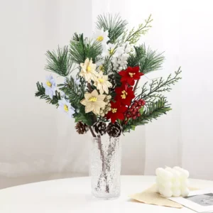 Fake Christmas Flower Decoration