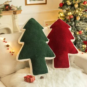 Festive Christmas Tree Cushion