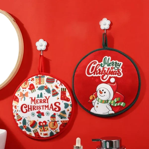 Christmas Snowman Hanging Hand Towel - Image 4