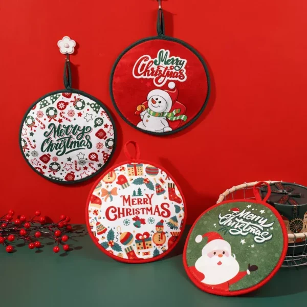 Christmas Snowman Hanging Hand Towel - Image 3