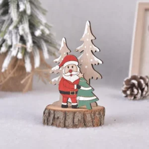 Xmas Noel Wooden Table Ornament Set