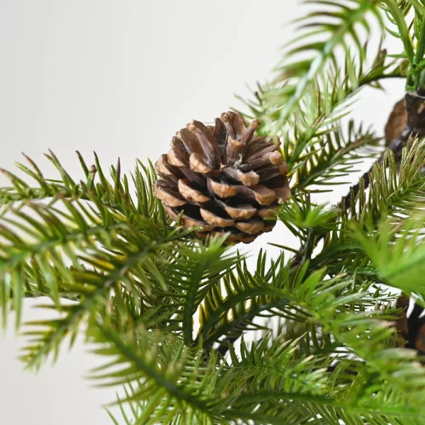 Festive Christmas Pine Cone and Red Berry Branches - Image 5