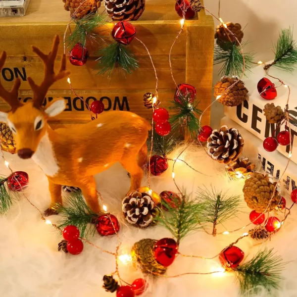 Christmas Garland with Lights - Image 3