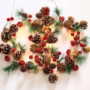 Christmas Garland with Lights