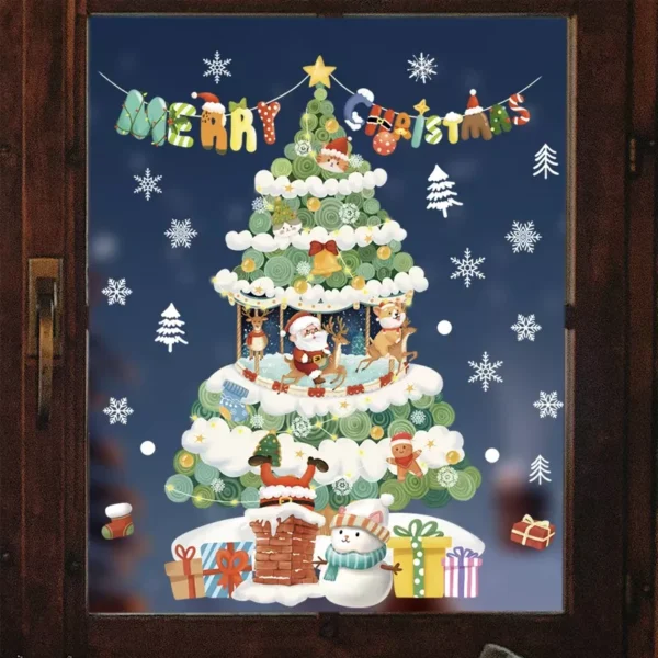 Festive Christmas Window Stickers - Image 4