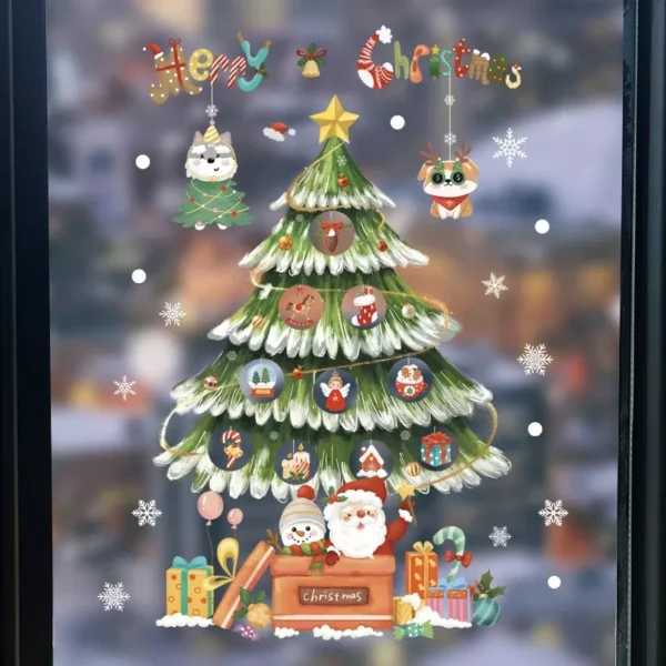 Festive Christmas Window Stickers - Image 5