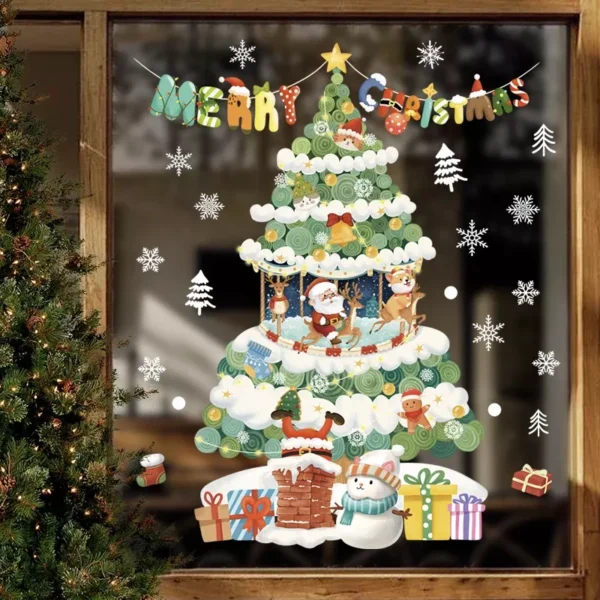 Festive Christmas Window Stickers - Image 2