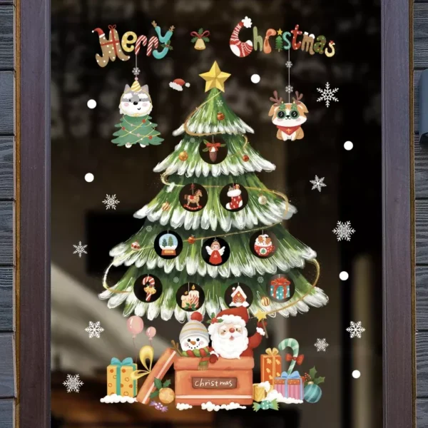 Festive Christmas Window Stickers - Image 6