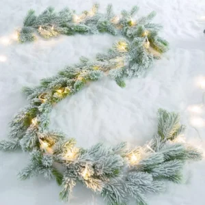 Snow Flocked Mini Pine Christmas Tree
