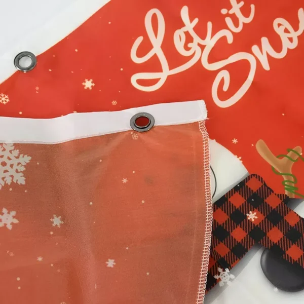 Festive Christmas Fan Flag Banner - Image 6