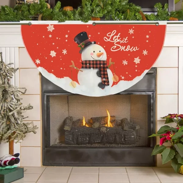 Festive Christmas Fan Flag Banner - Image 4