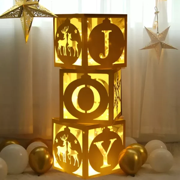 Charming Transparent Christmas Box Ornaments - Image 4