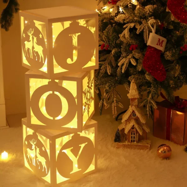 Charming Transparent Christmas Box Ornaments - Image 5