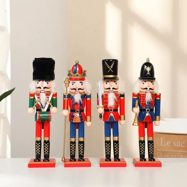 30cm Wooden Nutcracker Soldier - Image 2