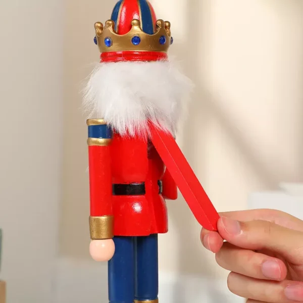 30cm Wooden Nutcracker Soldier - Image 5