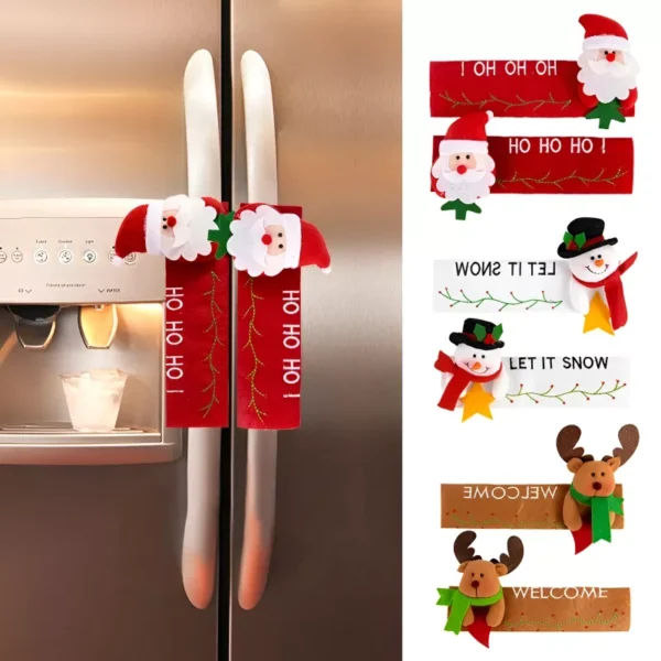 Festive Christmas Fridge Handle Covers - Image 2