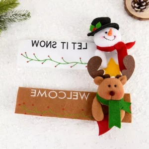 Festive Christmas Fridge Handle Covers